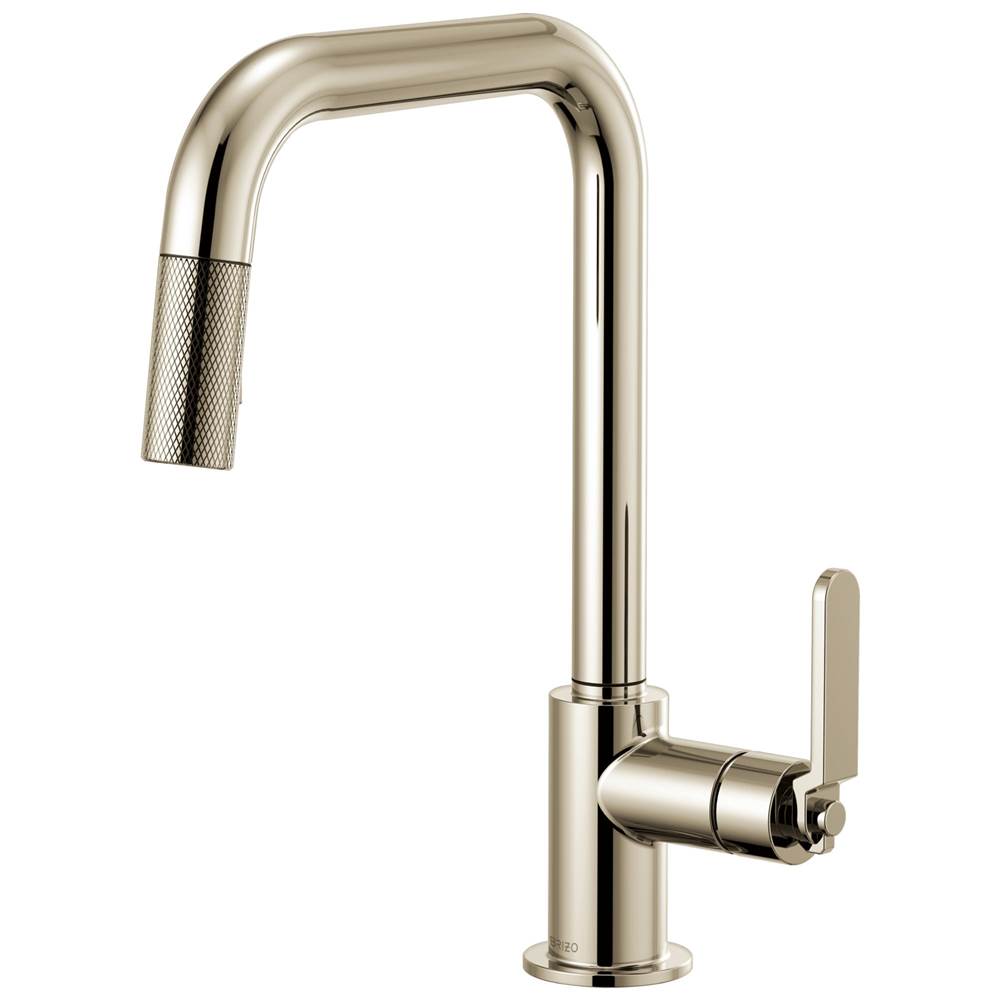 Brizo Litze® Pull-Down Faucet with Square Spout and Industrial Handle