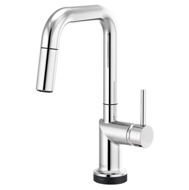 Brizo Odin® SmartTouch® Pull-Down Prep Kitchen Faucet with Square Spout - Less Handle