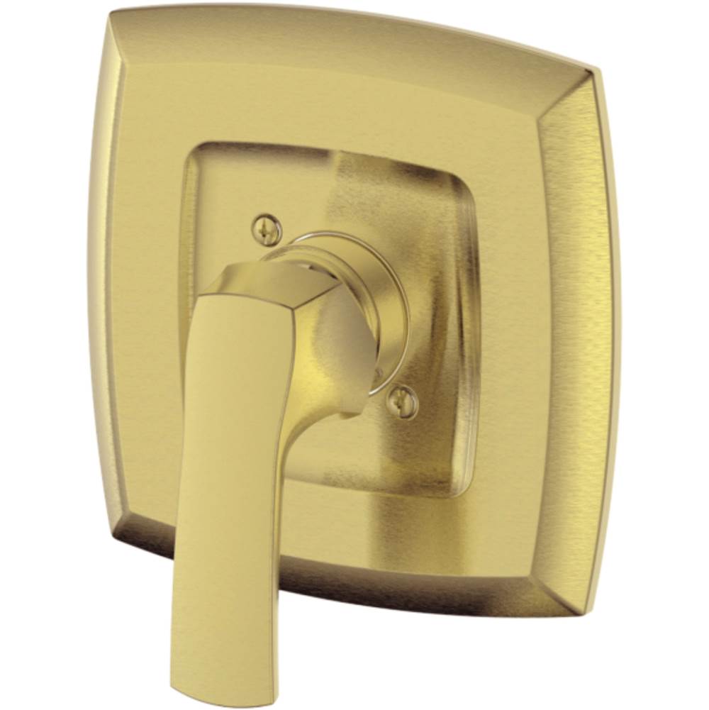 Compass Manufacturing Cardania Matte Gold Contractor Handle & Escutcheon Trim Pack