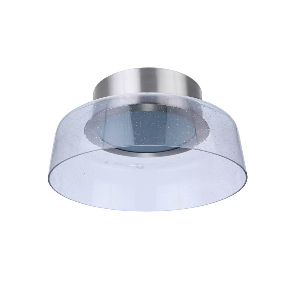 Craftmade Centric Centric 10.5'' LED Flushmount in Brushed Polished Nickel