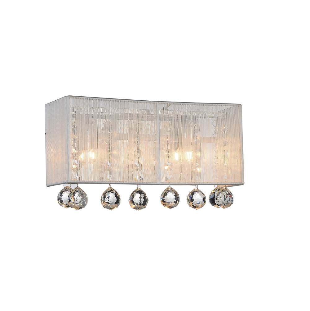 CWI Lighting Water Drop 3 Light Vanity Light With Chrome Finish