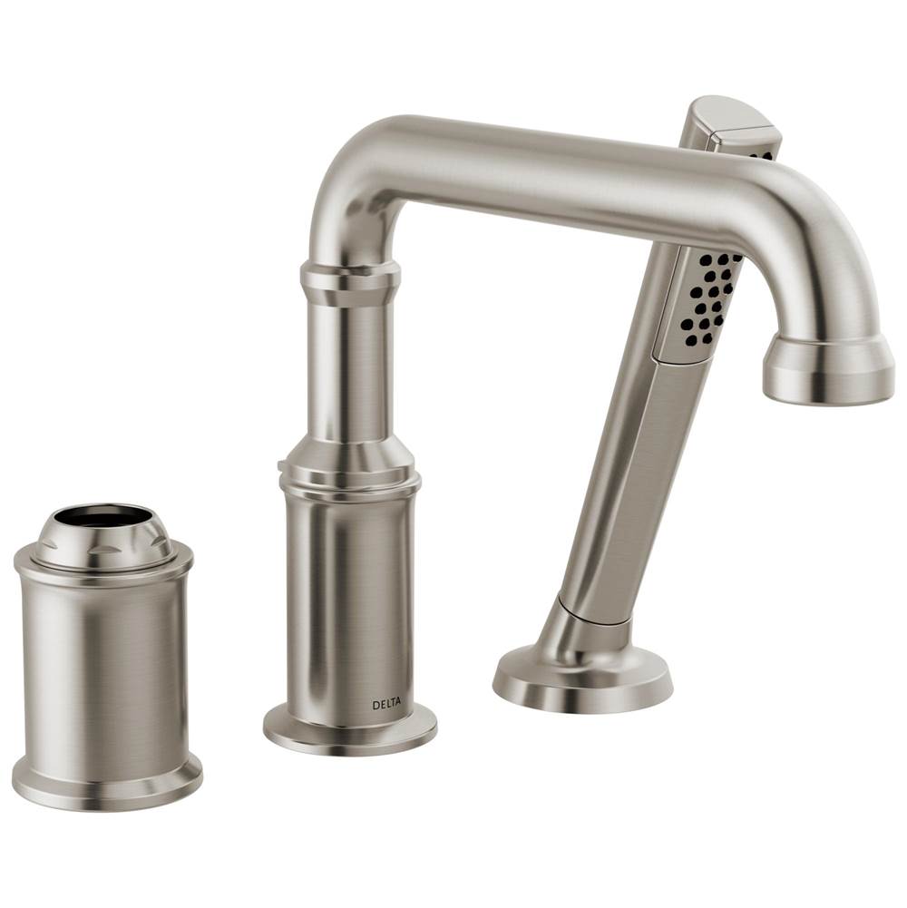 Delta Faucet Broderick™ Three Hole Roman Tub Trim with Hand Shower - Less Handle