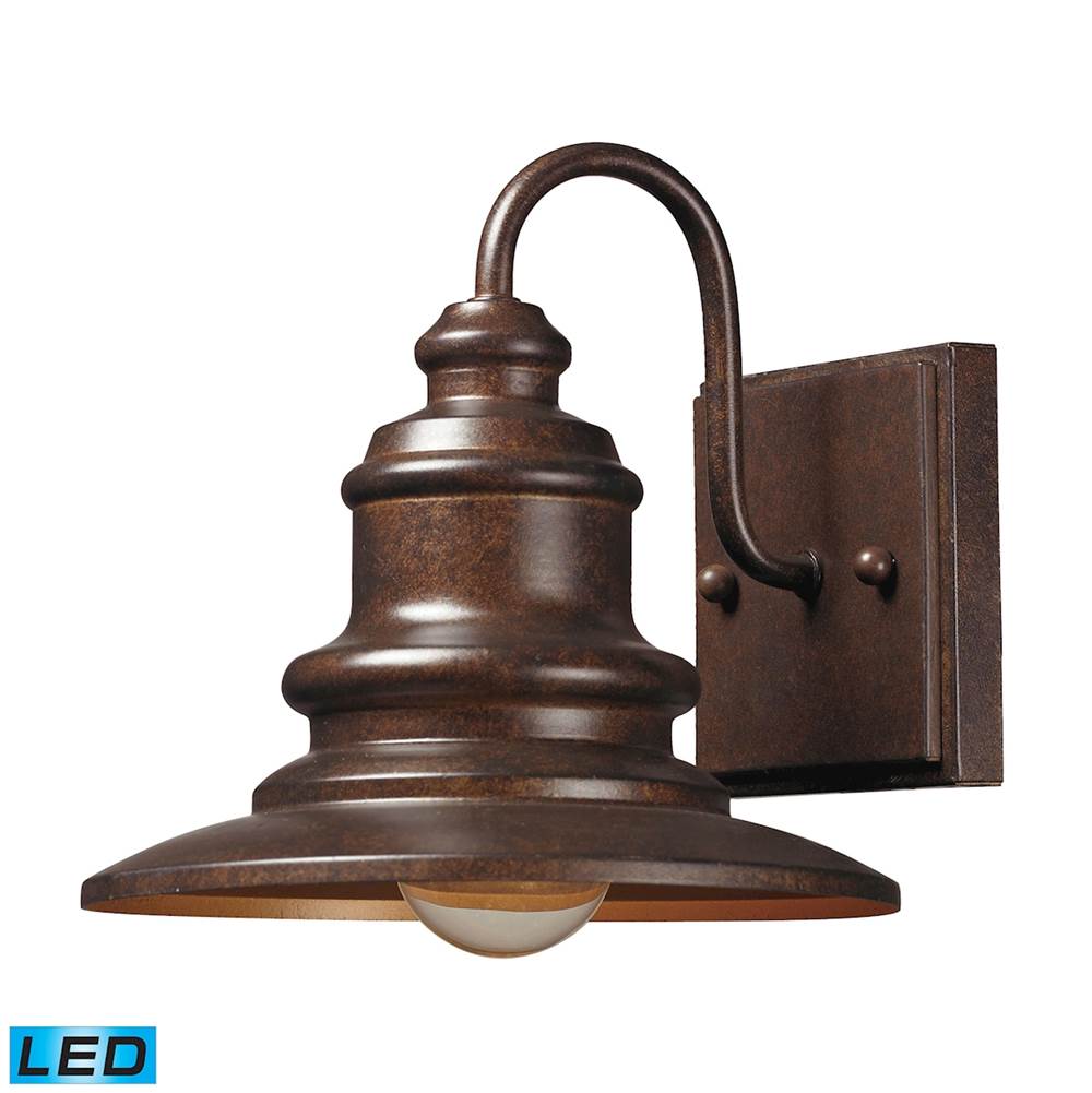 Elk Lighting Marina 8'' High 1-Light Outdoor Sconce - Hazelnut Bronze