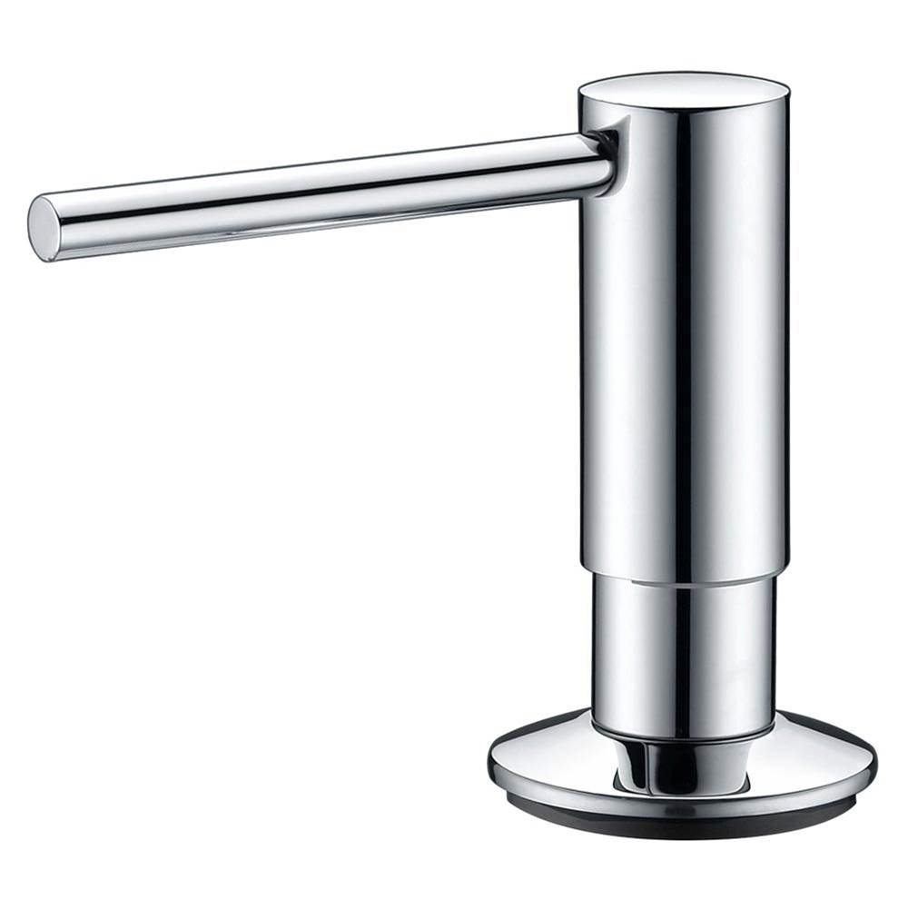 Hamat Soap Dispenser with Pump and Bottle in Pewter