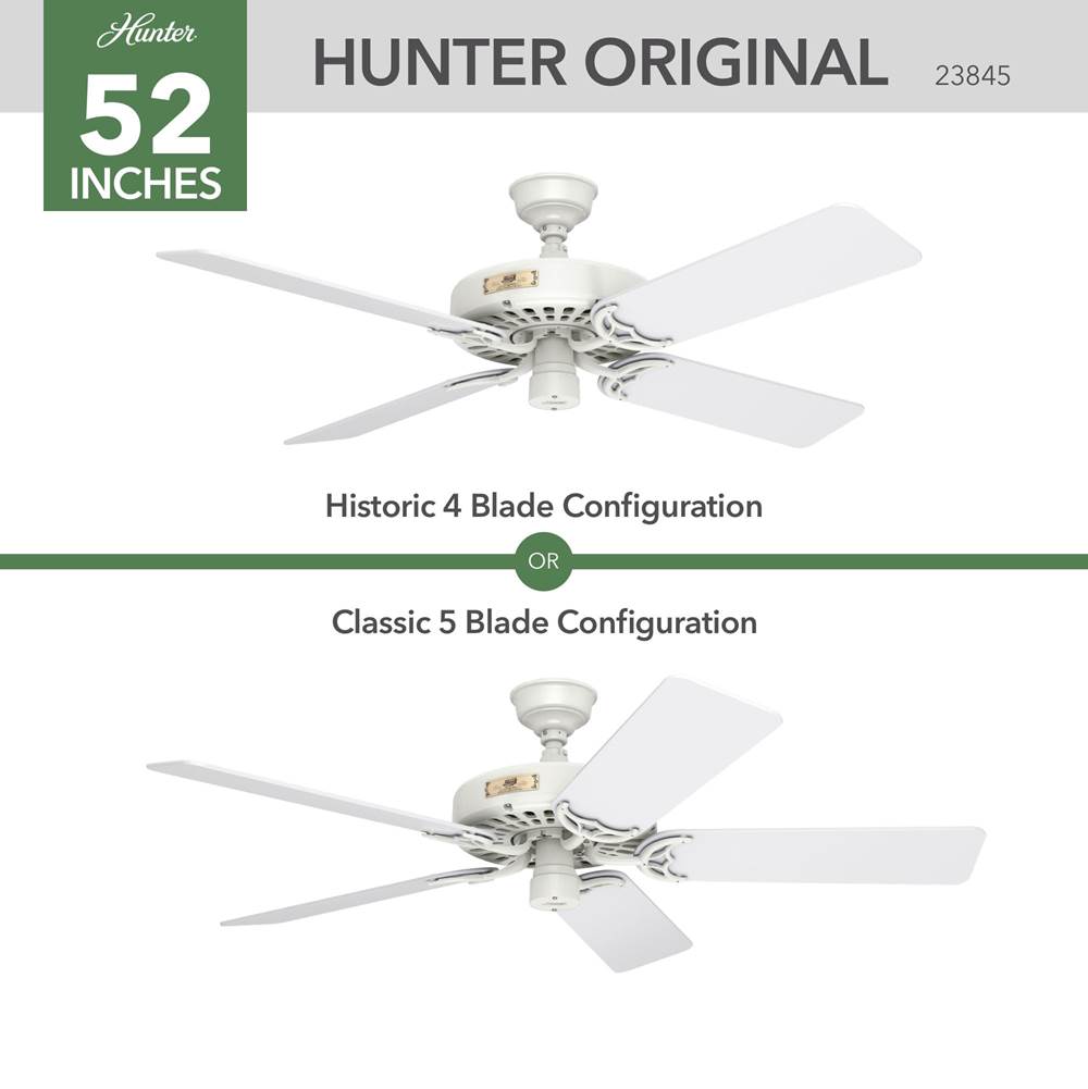 Hunter 52'' Original-White