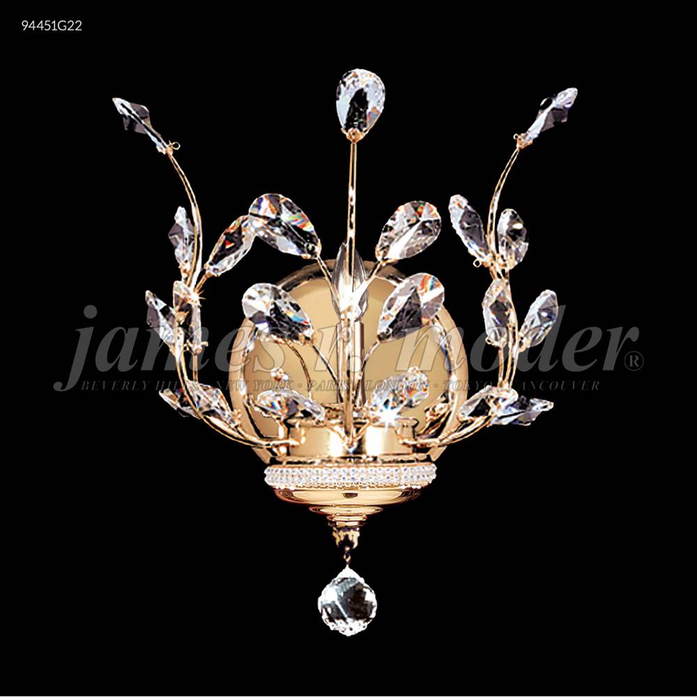 James R Moder Florale Wall Sconce