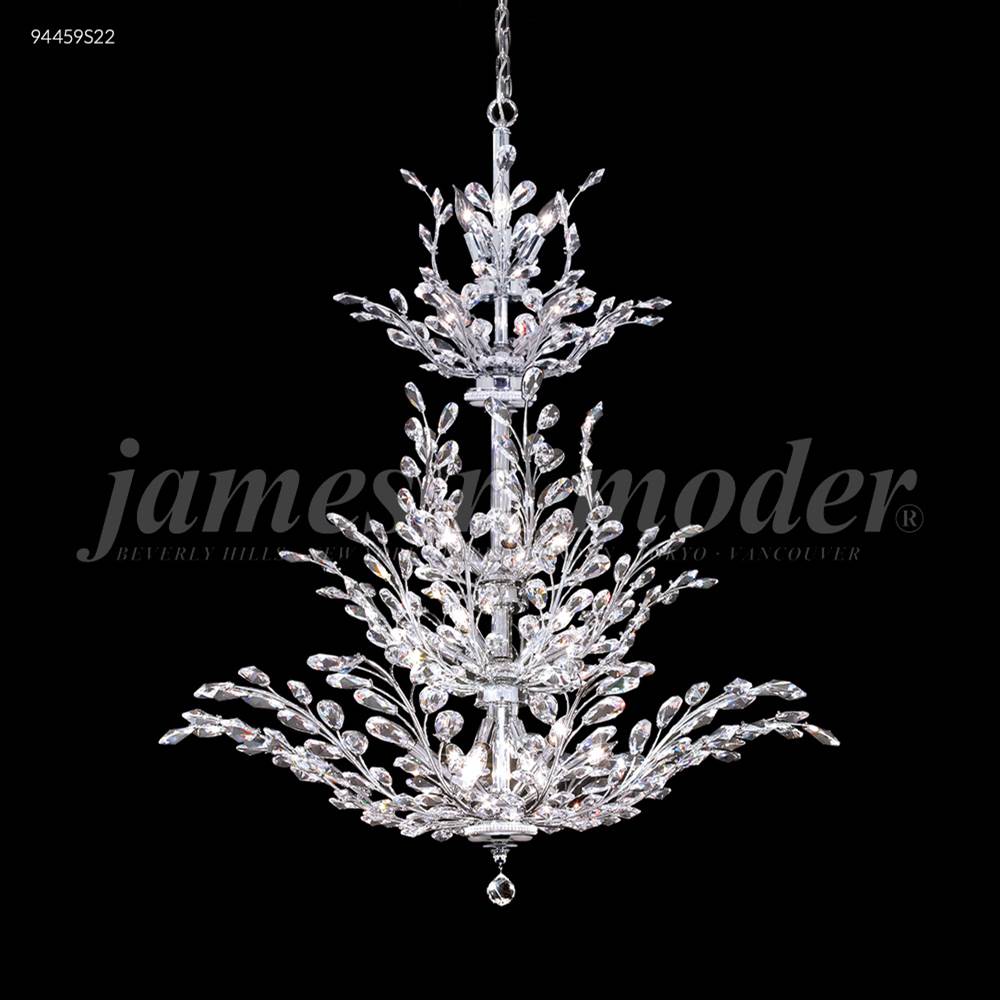 James R Moder Florale Collection Entry Chandelier