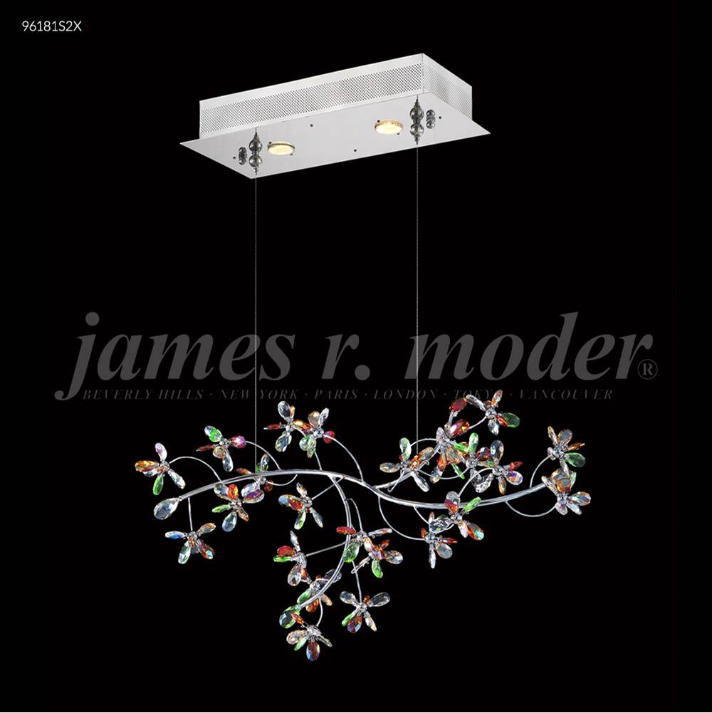 James R Moder Continental Fashion Floral Chandelier