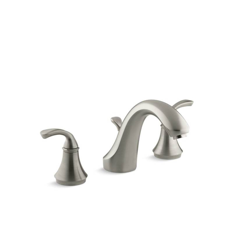 Kohler Forte® Sculpted Sculpted deck-mount bath faucet trim for high-flow valve with diverter spout, valve not included