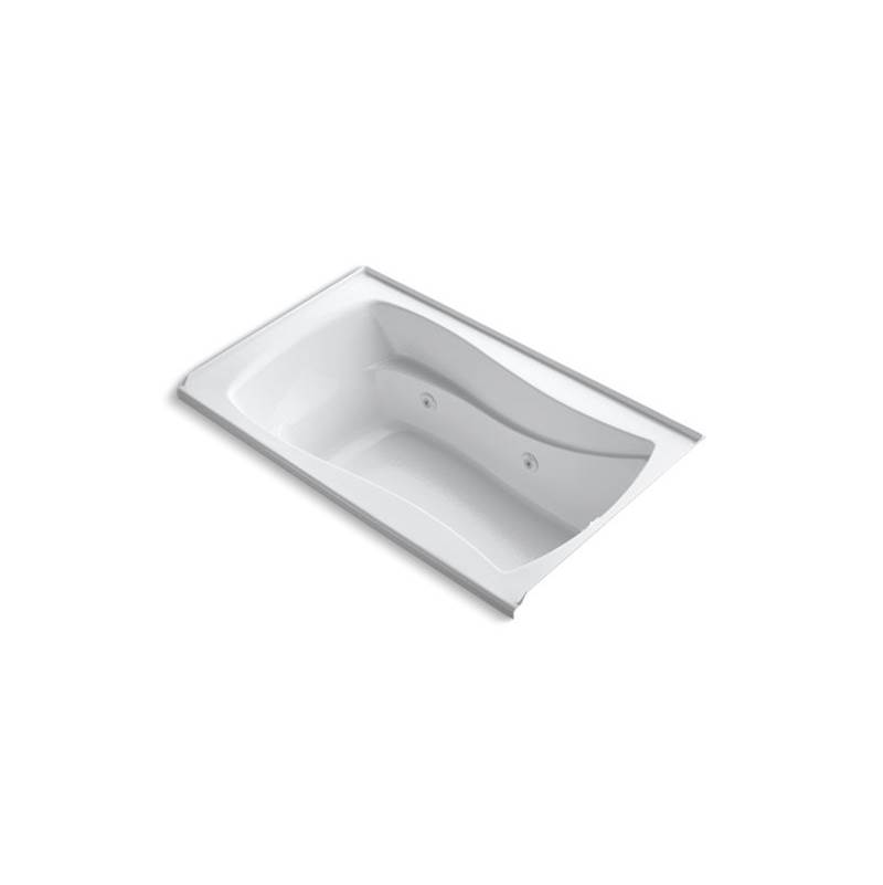 Kohler Mariposa® 60'' x 36'' alcove whirlpool with integral flange, right-hand drain and heater