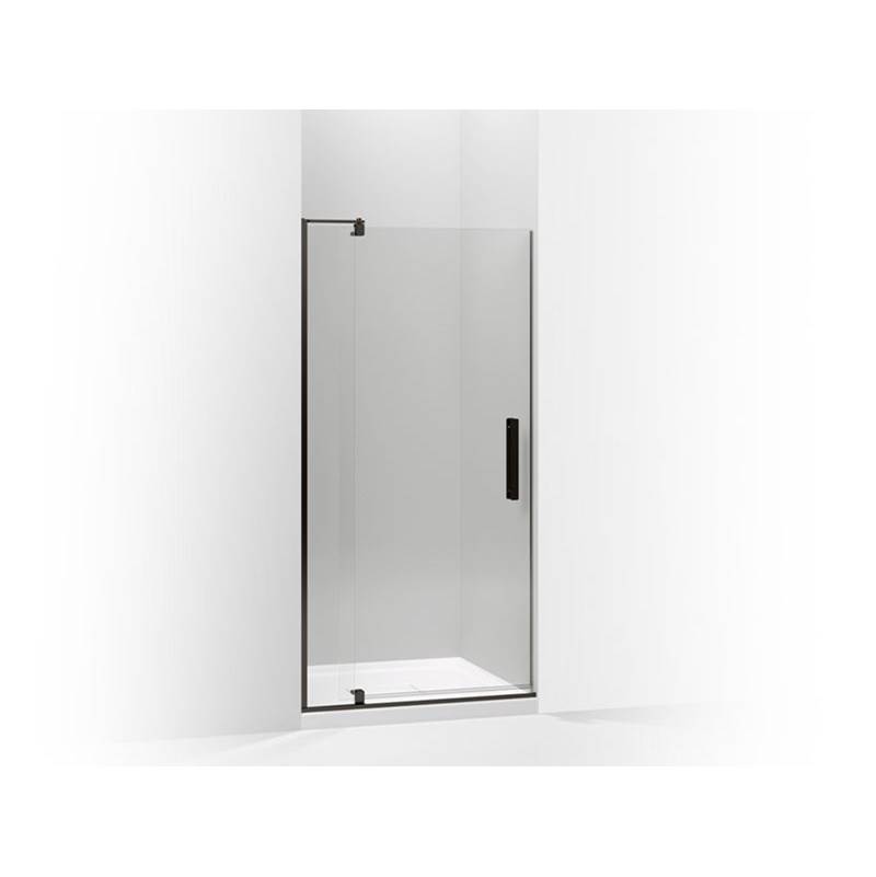 Kohler Revel® Pivot shower door, 74'' H x 35-1/8 - 40'' W, with 5/16'' thick Crystal Clear glass
