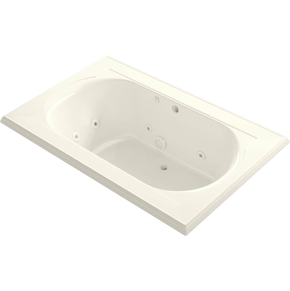 Kohler Memoirs® 66'' x 42'' whirlpool bath, drop-in with center rear drain