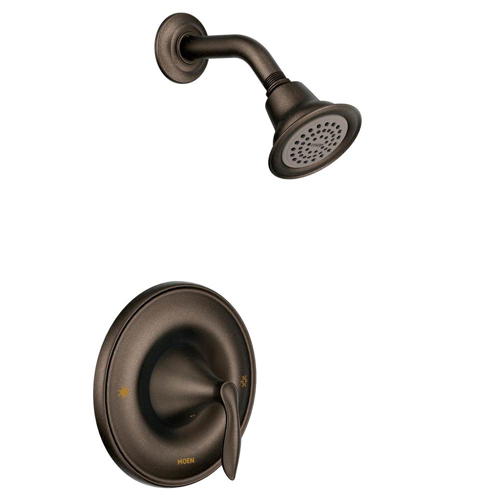 Moen Eva Single-Handle 1-Spray Posi-Temp Shower Faucet Trim Kit in Oil Rubbed Bronze (Valve Sold Separately)