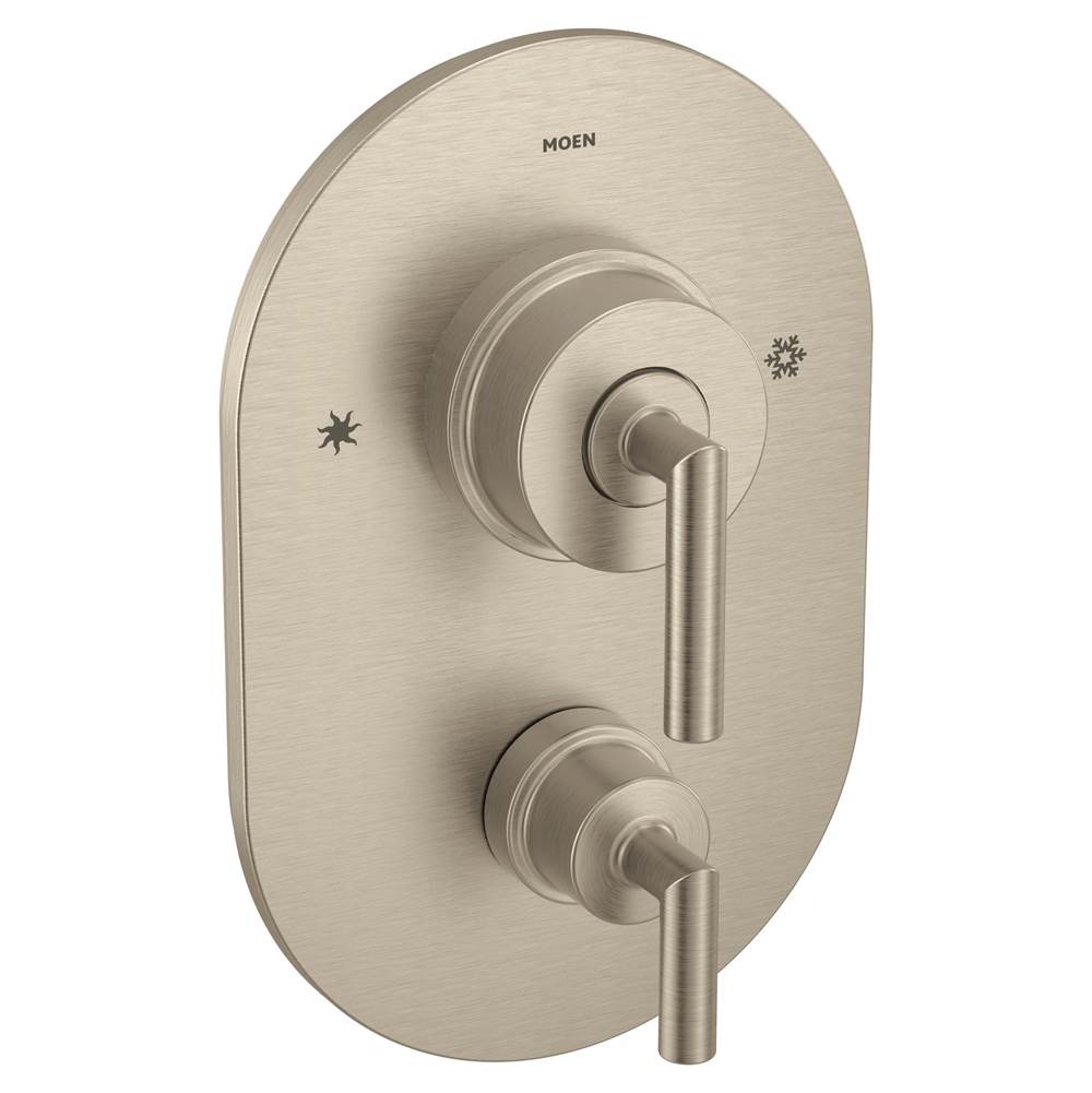 Moen Arris Posi-Temp with Built-in 3-Function Transfer Valve Trim Kit, Valve Required, Brushed Nickel