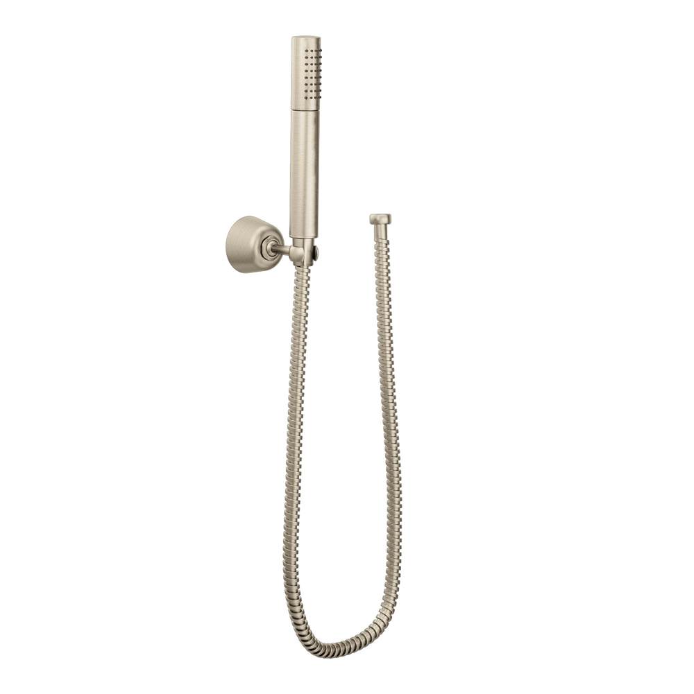 Moen Fina Eco-Performance Handheld Showerhead with Wall Bracket and 69-Inch-Long Hose, Brushed Nickel