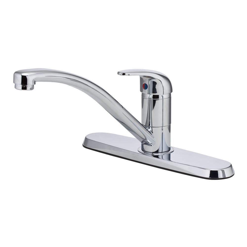 Pfister G134-5000 - Chrome - Single Handle Kitchen Faucet