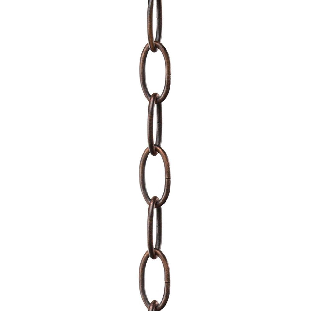 Progress Lighting Accessory Chain - 10'' of 9 Gauge Chain in Venetian Bronze