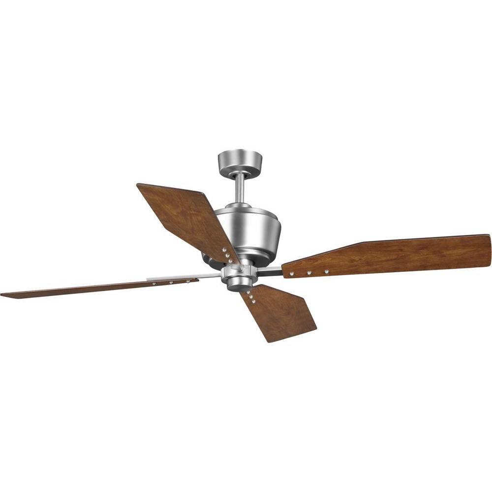 Progress Lighting Chapin Collection 56'' Four-Blade Antique Nickel Ceiling Fan