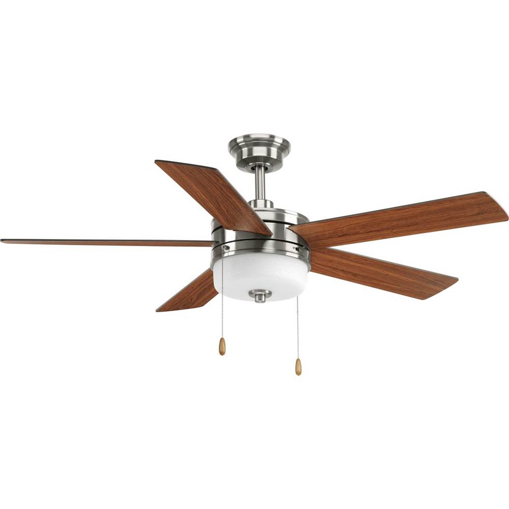 Progress Lighting Verada Collection 52'' Five-Blade Ceiling Fan with LED Light