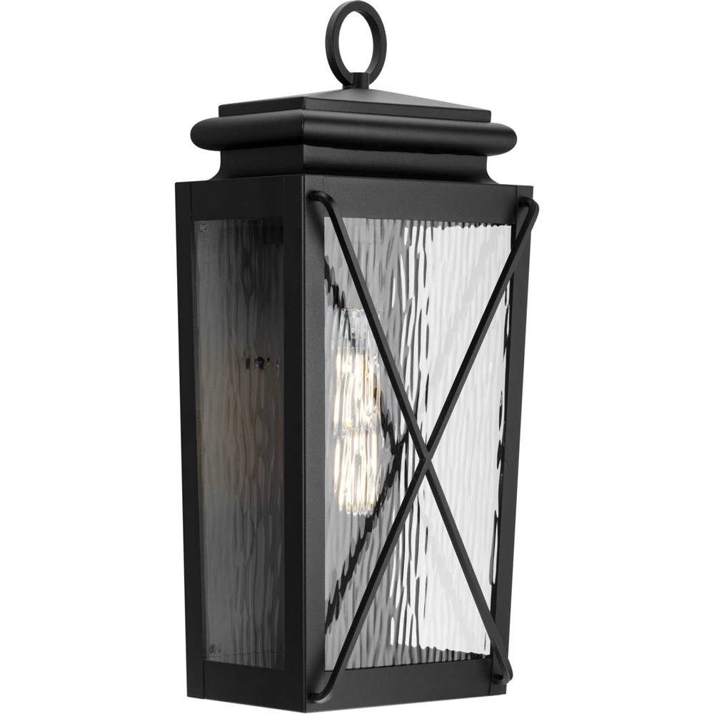 Progress Lighting Wakeford One-Light Textured Black Transitional Outdoor Medium Wall Lantern