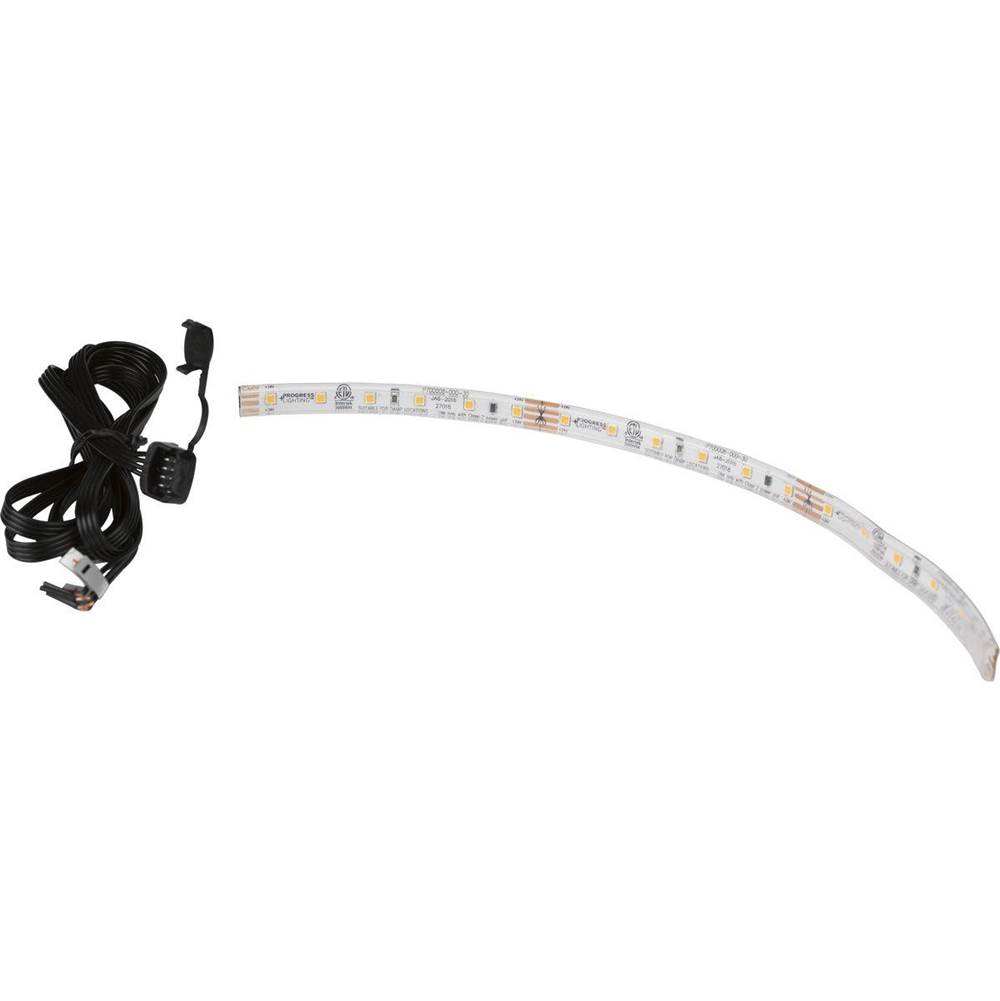 Progress Lighting Hide-a-Lite LED Tape 12'' LED Silicone 2700K Tape Light, field cuttable every 4''