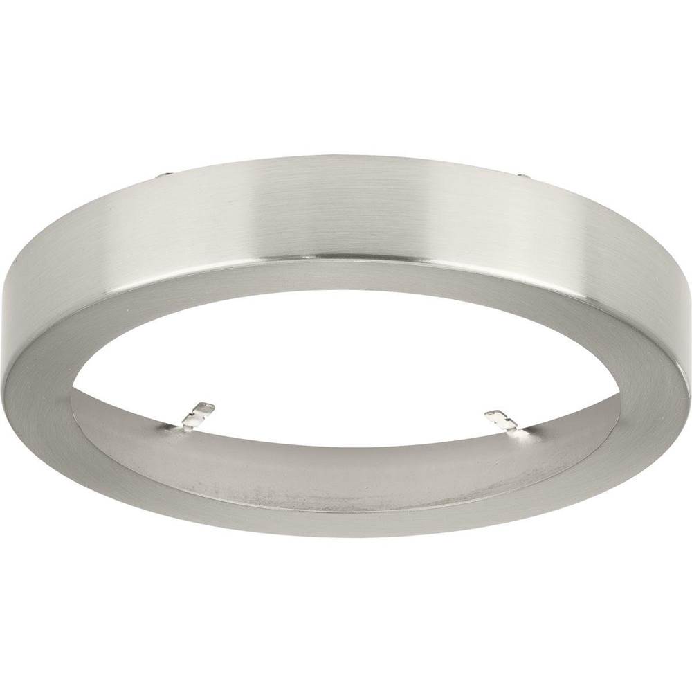 Progress Lighting Everlume Collection Brushed Nickel 7'' Edgelit Round Trim Ring