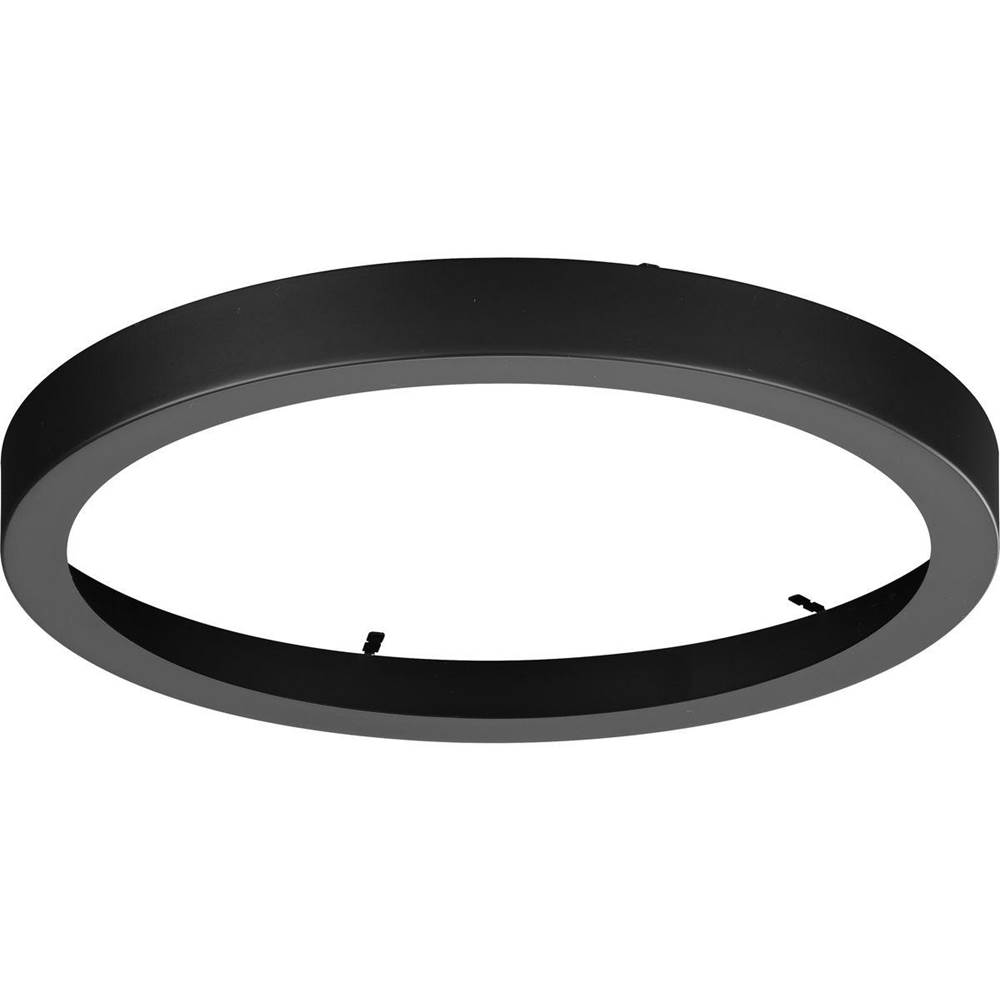 Progress Lighting Everlume Collection Black 11'' Edgelit Round Trim Ring