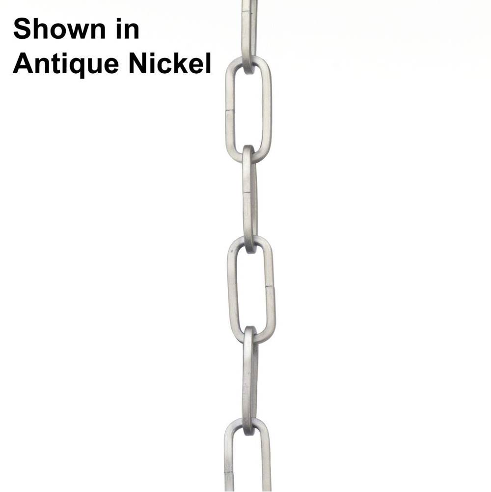 Progress Lighting 48-inch 9-gauge Galvanized Finish Square Profile Accessory Chain