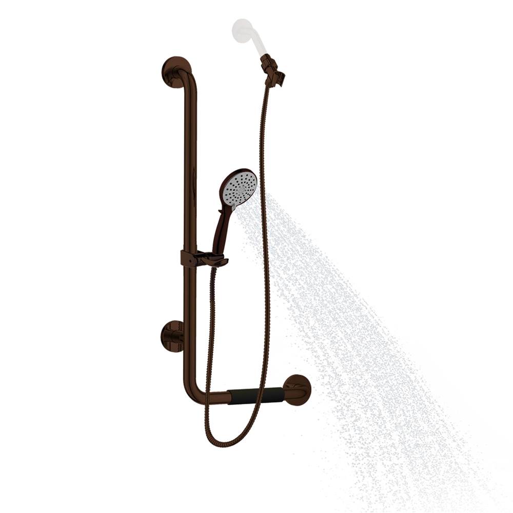 Pulse Shower Spas PULSE ShowerSpas ErgoSlideBar Oil-Rubbed Bronze - Left