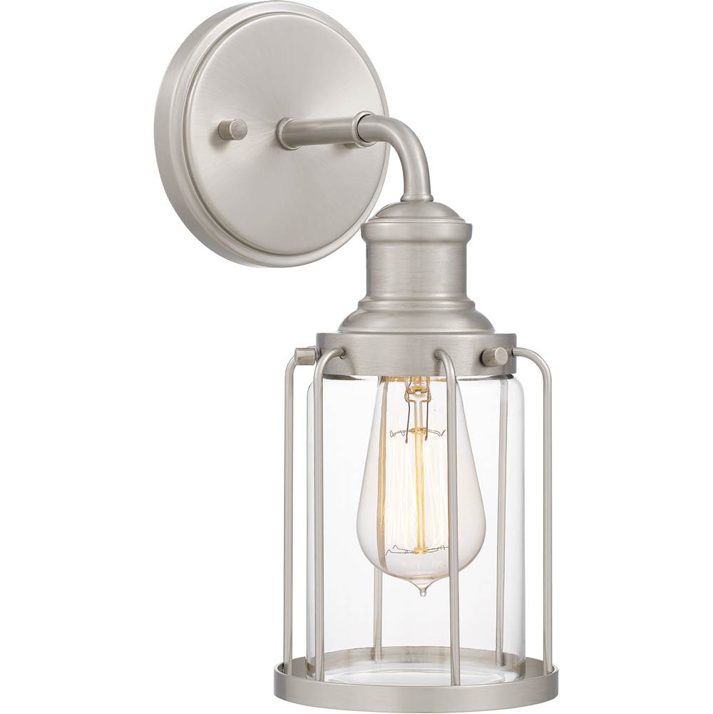 Quoizel Wall 1 light brushed nickel