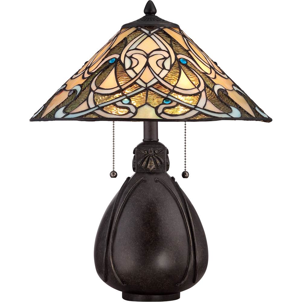 Quoizel Table Lamp Tiffany 16.5''D