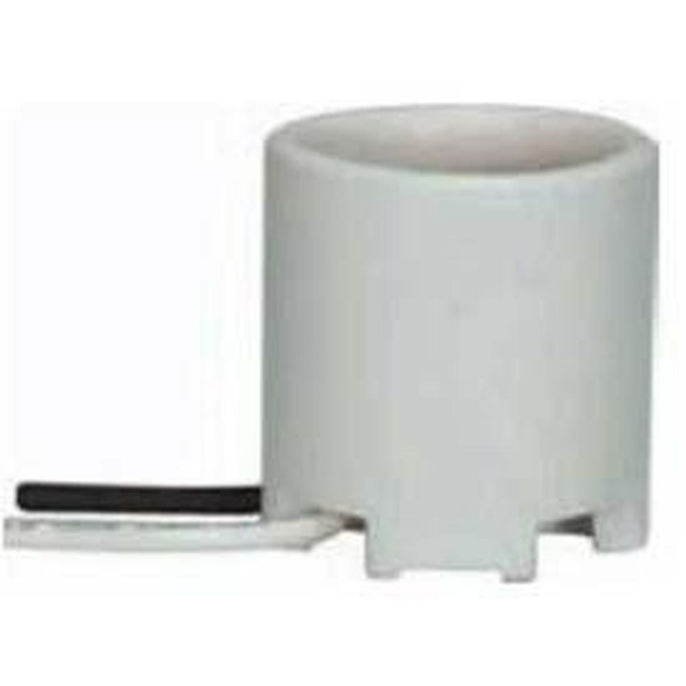 Satco Porcelain Socket 8-1/2'' with CSS Nickel Plated