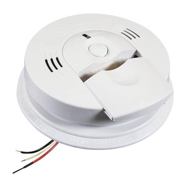 ElectricTX Supplies FireX Hardwire Smoke and Carbon Monoxide Combination Detector with AA Battery Backup, Voice Alarm, and Ionization Sensor