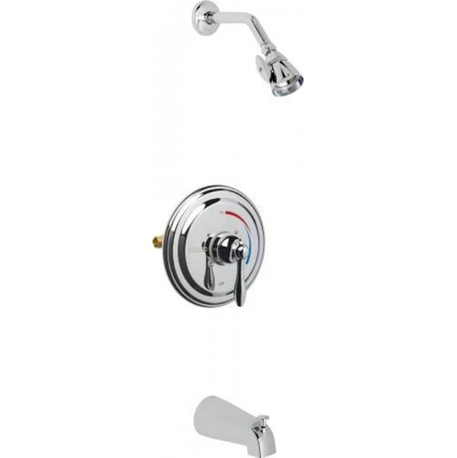 Chicago Faucets ROUND T/P TUB AND SHOWER VALVE