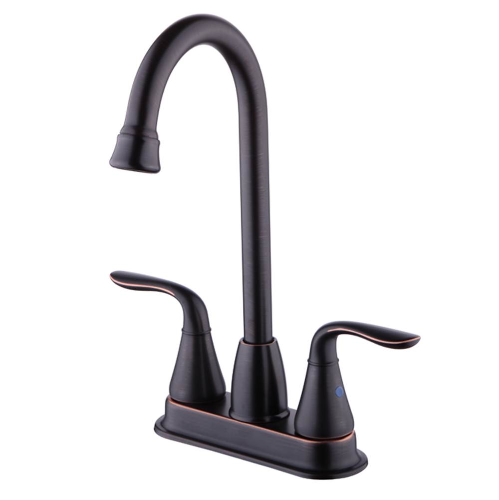 Compass Manufacturing Majestic Series Two Handle Bar Faucet, Oil Rubbed Bronze