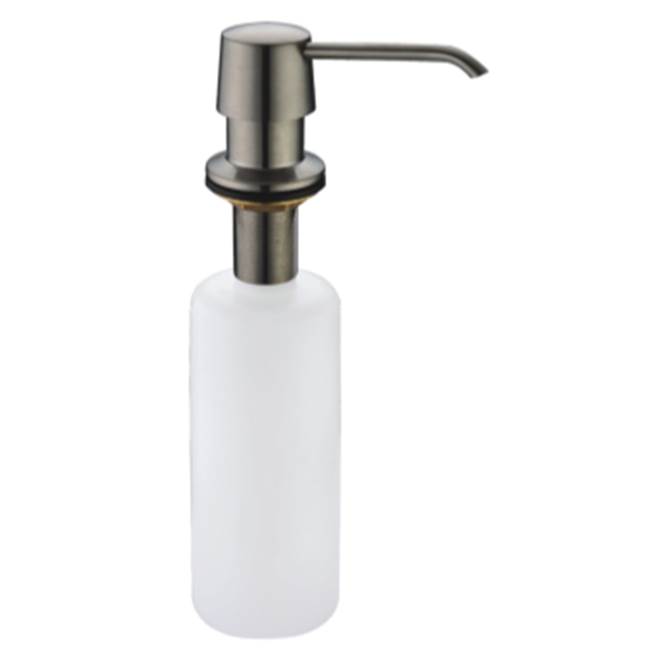 Compass Manufacturing Brushed Nickel Soap Dispenser