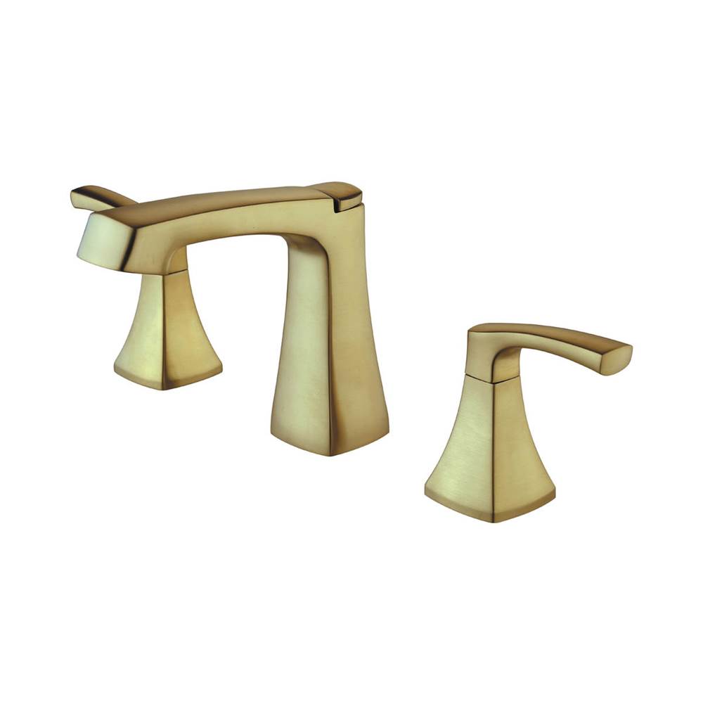 Compass Manufacturing Cardania Matte Gold Wide Spread Lavatory Faucet