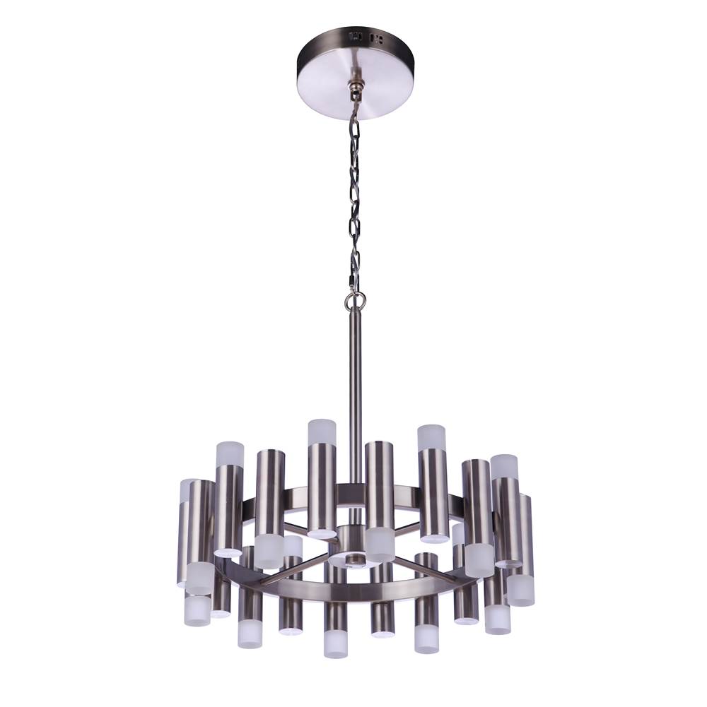 Craftmade Simple Lux 20 Light LED Chandelier, BNK