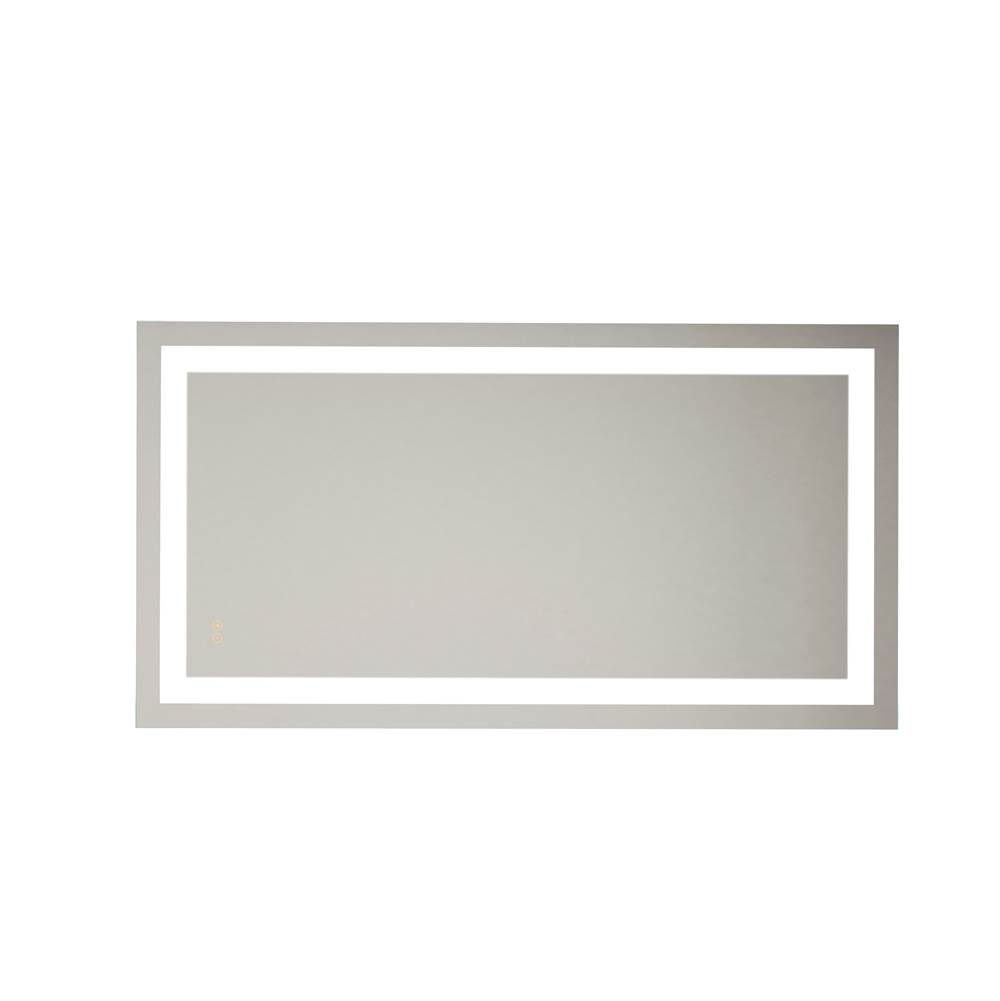 Craftmade 60'' x 32'' x 1.8'' Rectangle LED Mirror with defogger, dimmer, 3CCT 3000K, 4000K, 5000K
