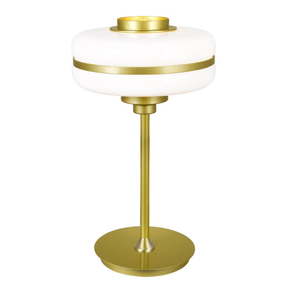 CWI Lighting Elementary 1 Light Table Lamp With Pearl Gold Finish