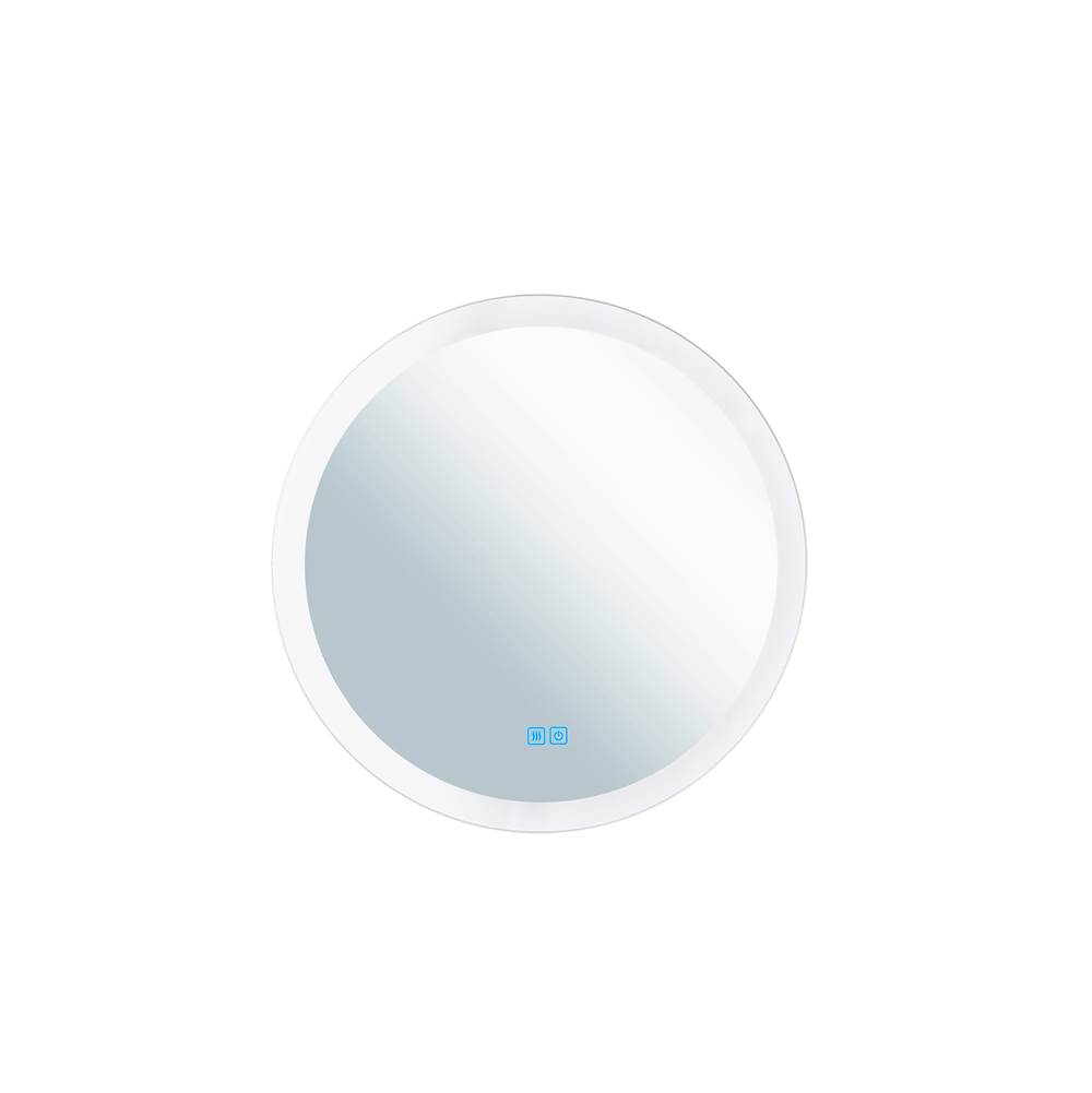 CWI Lighting Armanno Round Matte White LED 24 in. Mirror From our Armanno Collection