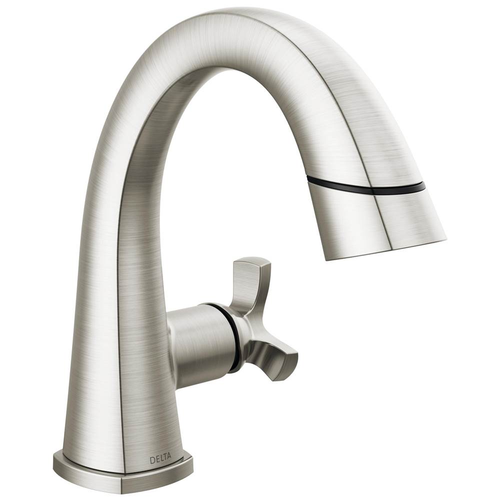 Delta Faucet Stryke® Single Handle Pull Down Bathroom Faucet
