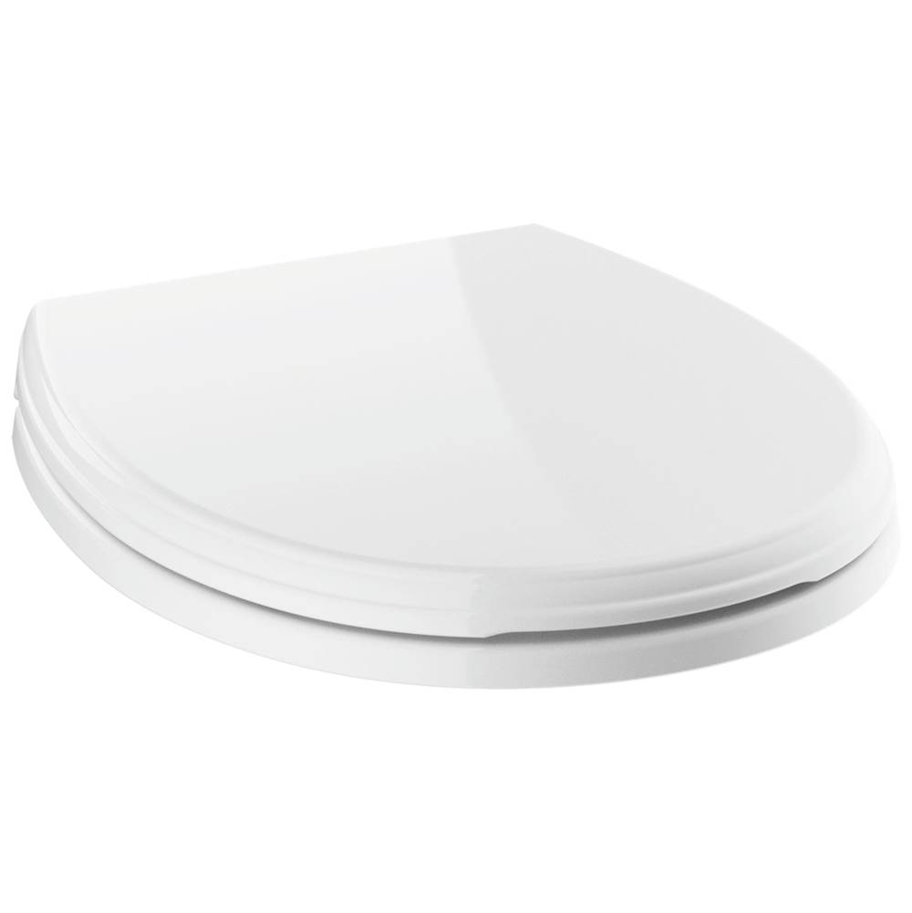 Delta Faucet Wycliffe® Round Front Standard Close Toilet Seat