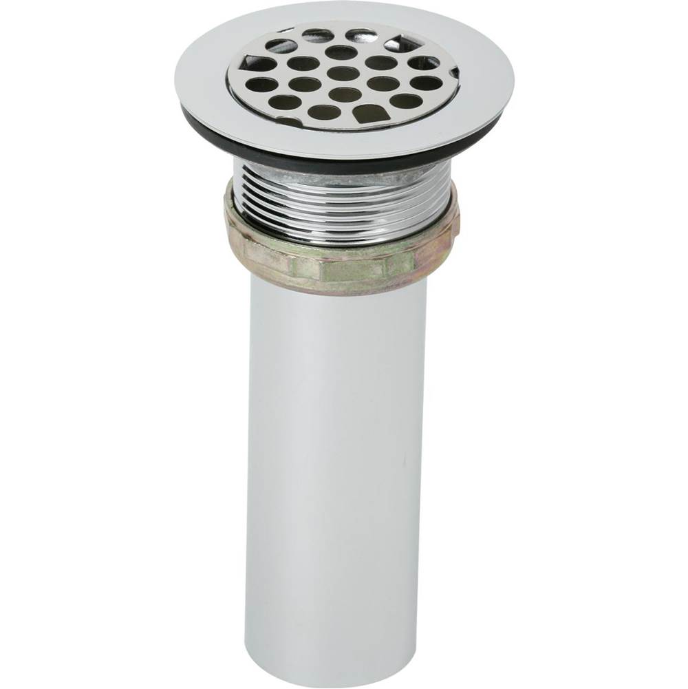 Elkay 2'' Drain Fitting Type 304 Stainless Steel Body, Grid Strainer and Tailpiece