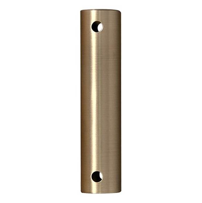 Fanimation 12-inch Downrod - Brushed Satin Brass - Stainless Steel