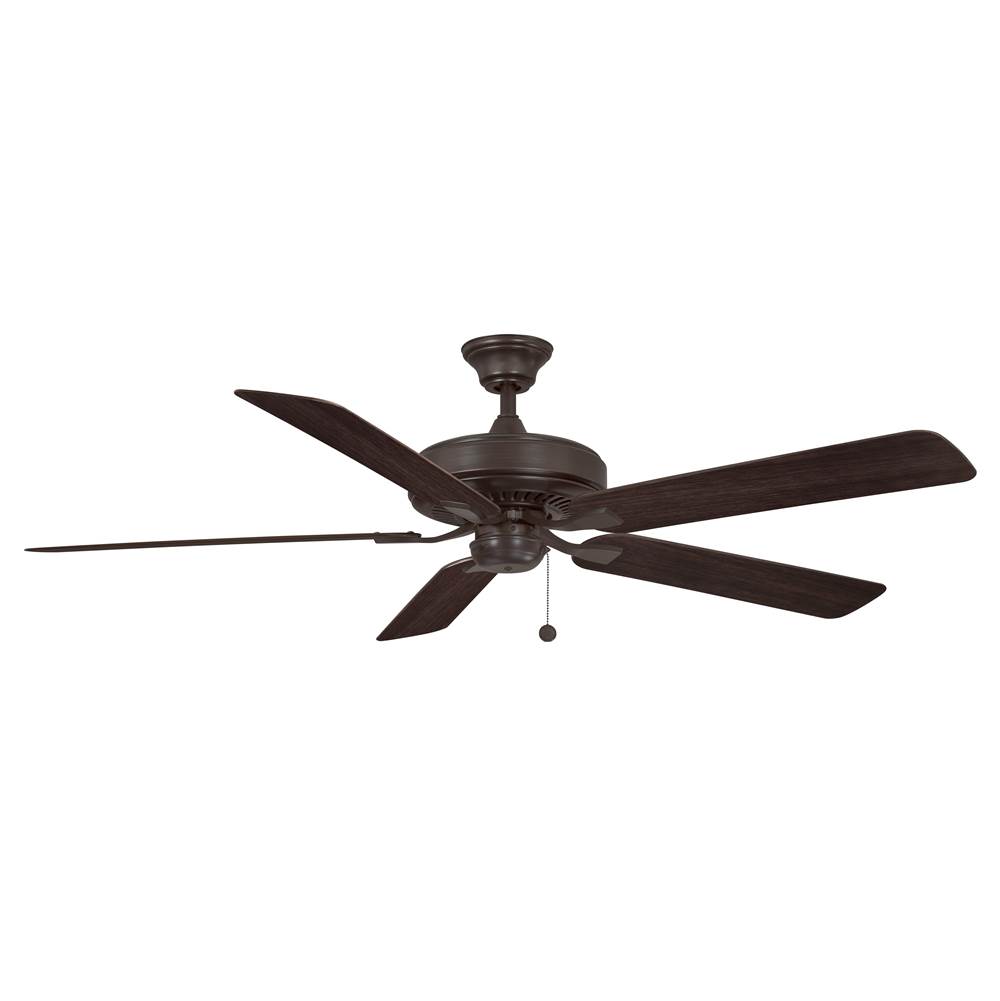 Fanimation Edgewood 60 inch Indoor/Outdoor Ceiling Fan with Dark Walnut Blades - Dark Bronze
