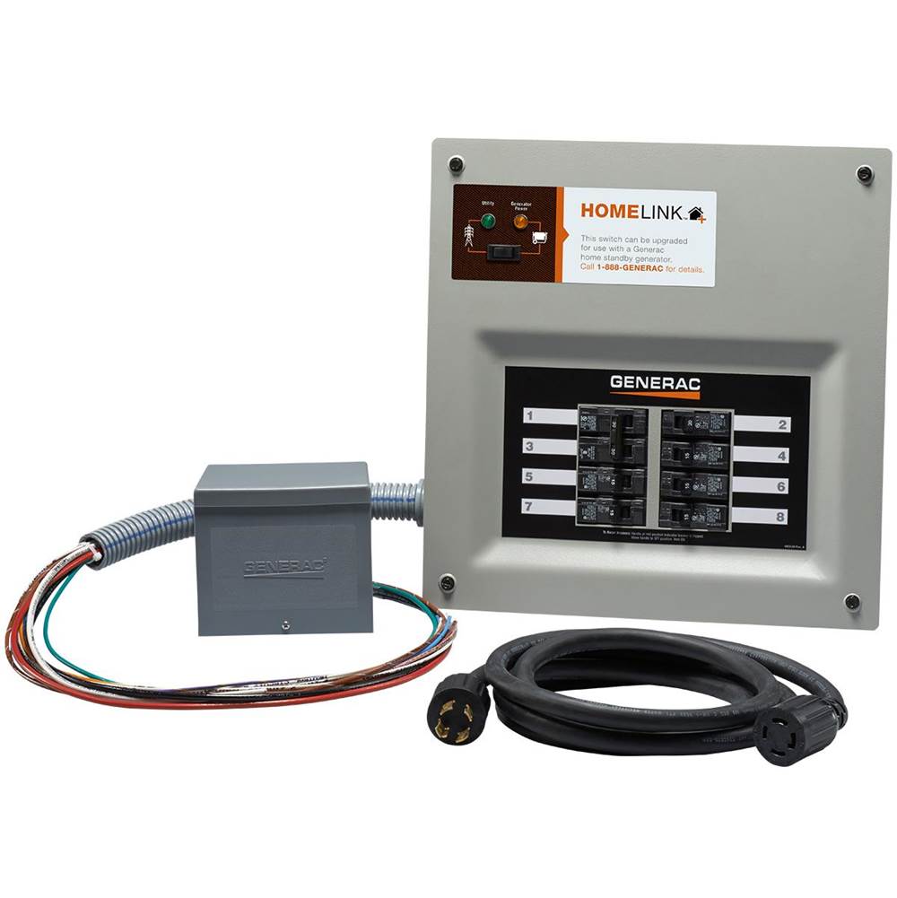 Generac Homelink Upgradeable 30 Amp Manual Transfer Switch