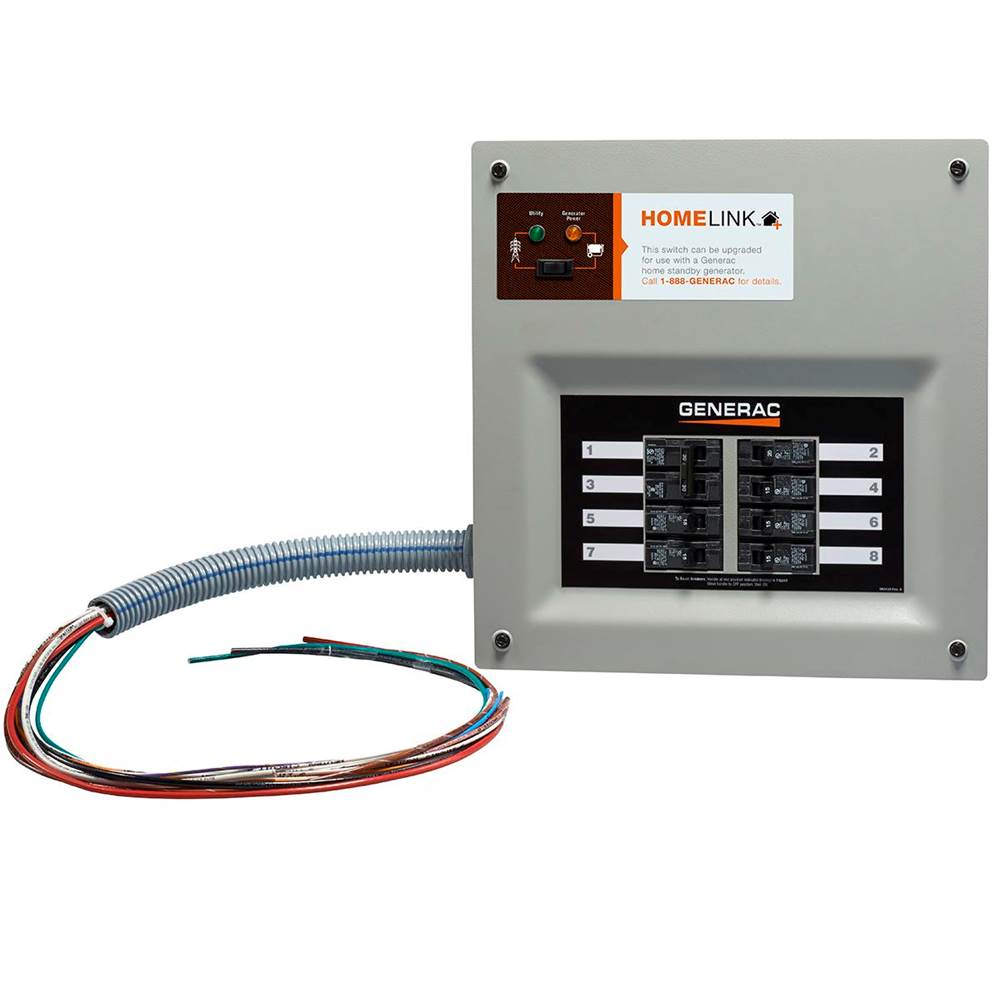 Generac HomeLink Upgradeable 30 Amp Manual Transfer Switch