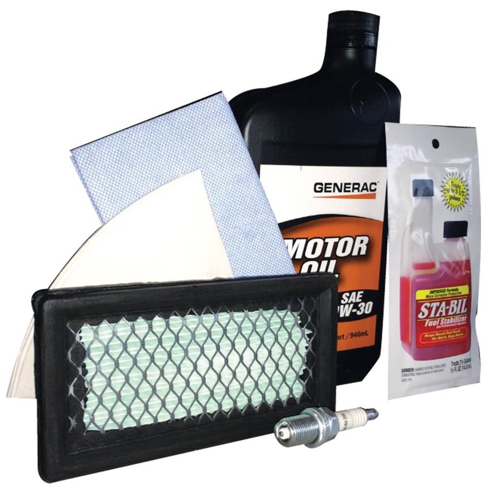 Generac Maintenance Kit, 389cc and 420cc Engines Includes Oil