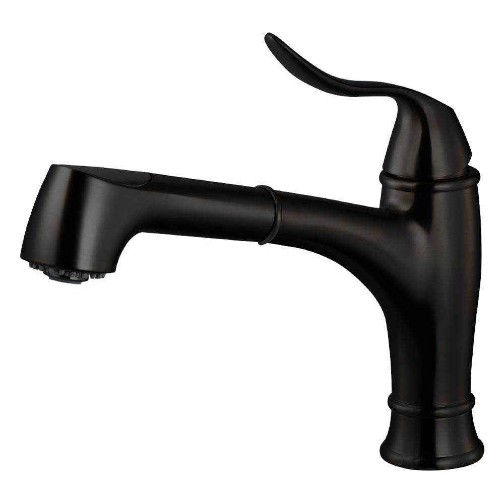 Hamat Dual Function Pull Out Kitchen Faucet in Oil Rubbed Bronze